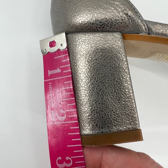 Sundance Twilight Zephyr Sandal EU 37 US 6.5-7 Ankle Strap Metallic Leather Heel - Picture 10 of 10